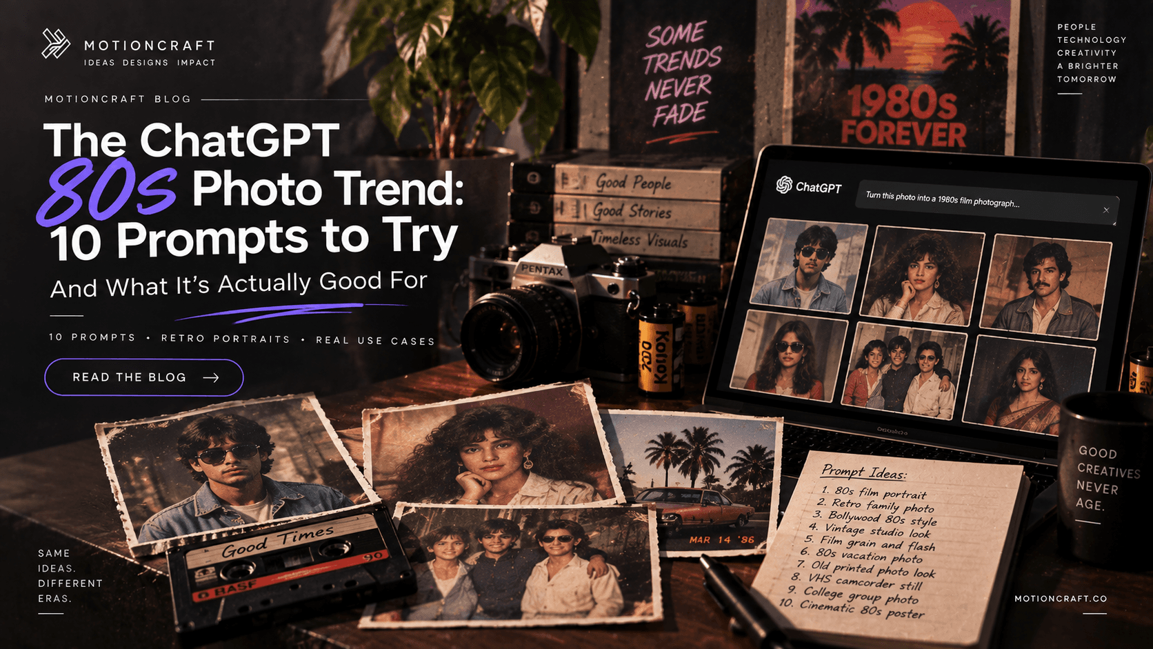 The ChatGPT 80s photo trend: 10 prompts to try (and what it's actually good for)