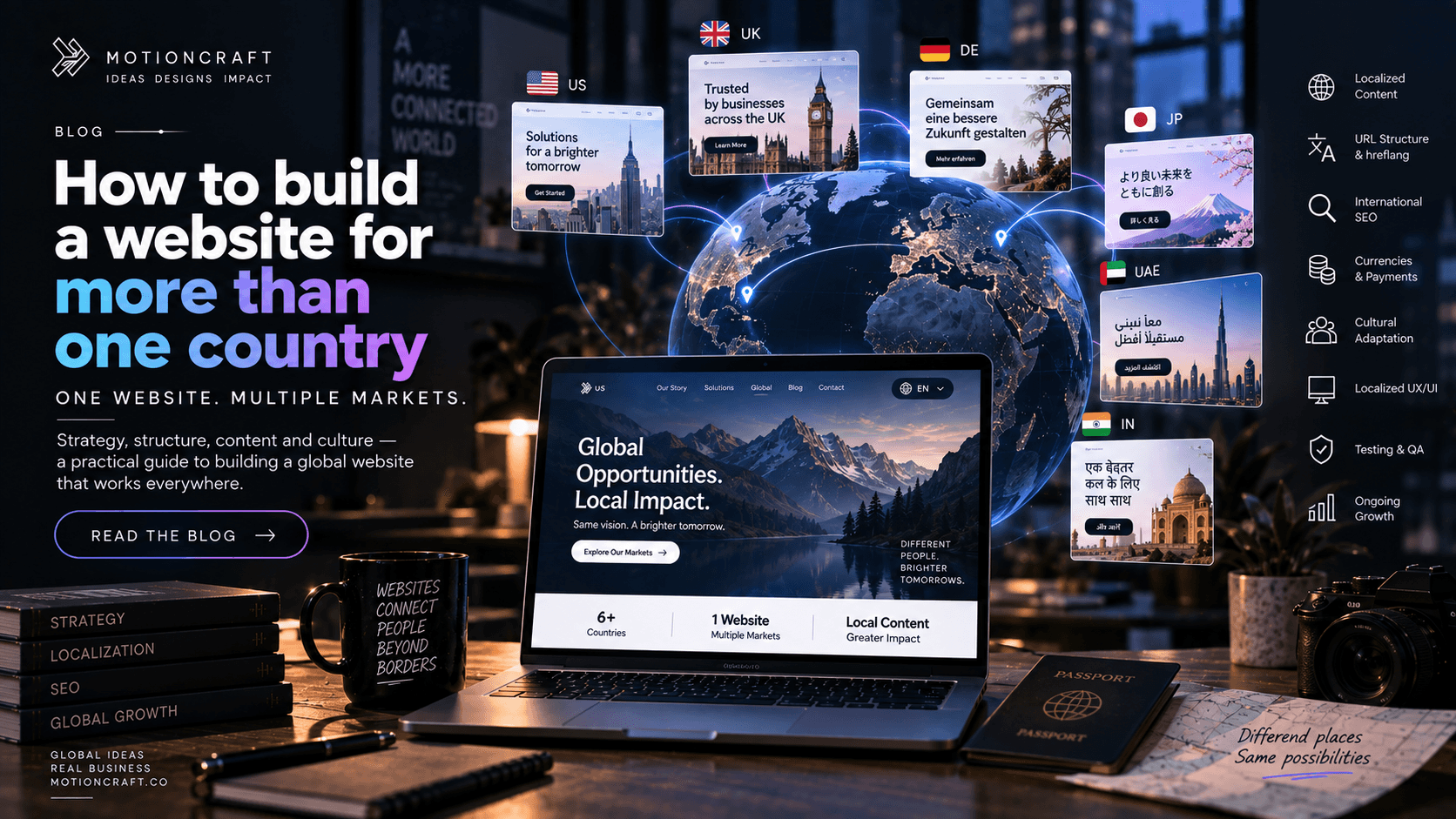 How to build a website for more than one country