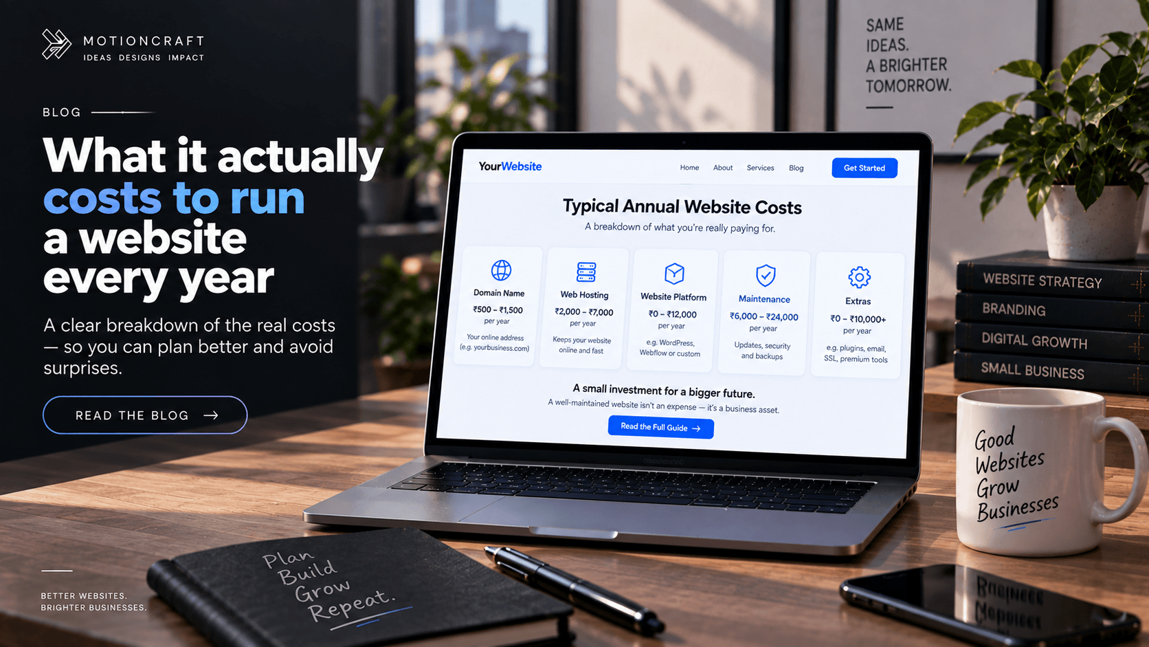 What it actually costs to run a website every year